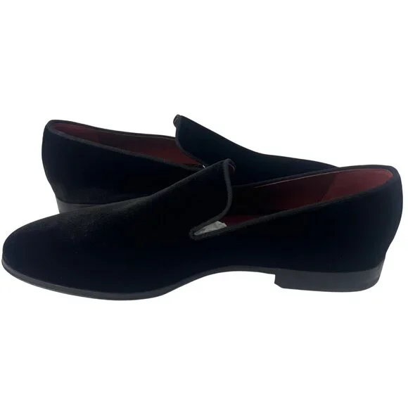 Magnanni Dorio Mens Loafer/Slipper Black Velvet Style 12475 US 11.5, EU 44 - Picture 3 of 12